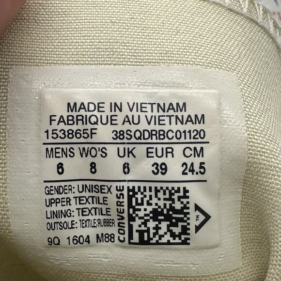 Mens Size 6 Converse Chuck Taylor All Star High Top Sneakers Light Blue 153865F - Picture 9 of 9